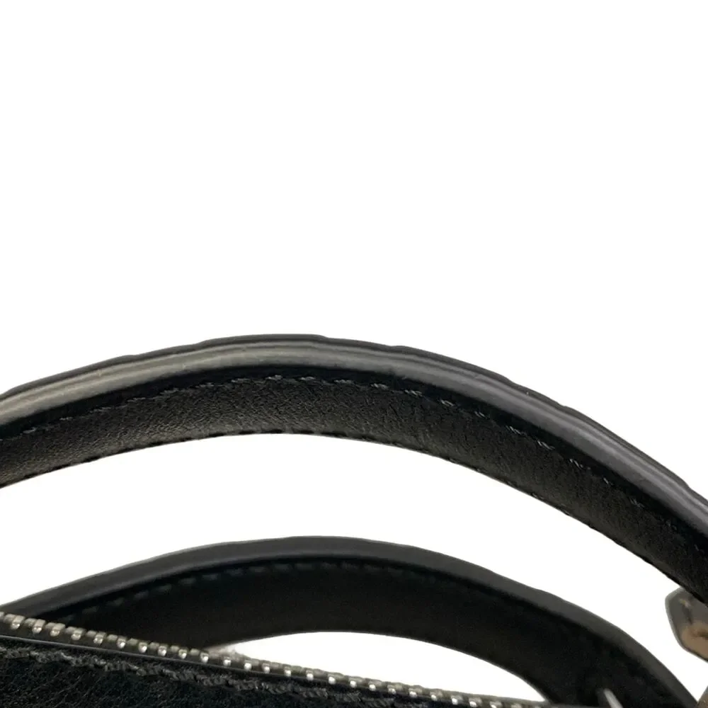 Fendi Mini By The Way Handbag 8BL145 Black Dark Brown